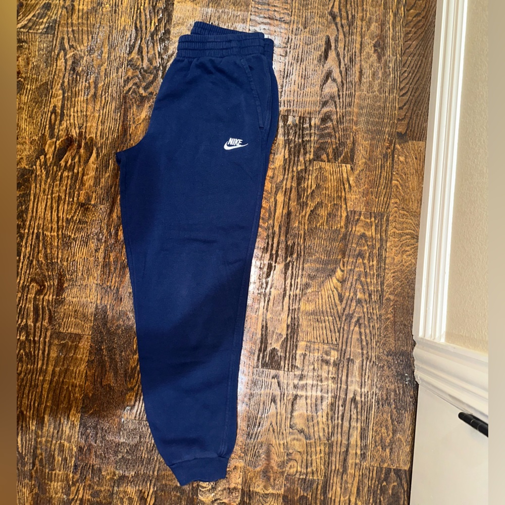 Mens Navy Nike Sweatpants